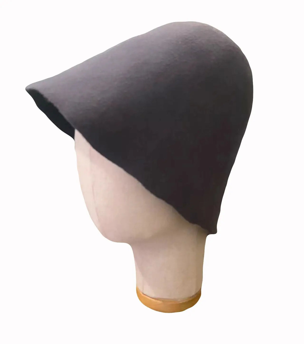Unisex Wool Felt Cloche Bucket Hat Base For Millinery Craft